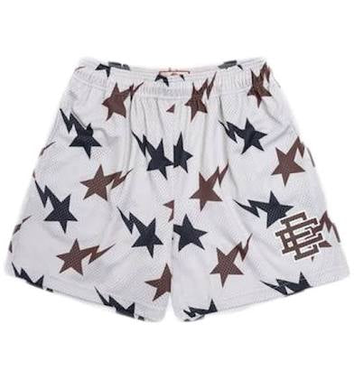 Ee white star shorts