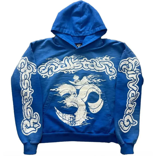 Hellstar blue hoodie